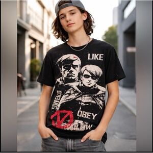 Borderlands 3 Graphic T-Shirt Black Youth Large Video Game Tee